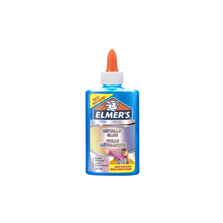 Elmers Colle de bricolage Metallic Glue 147 ml Bleu, 1 pièce