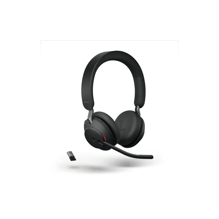 Jabra Écouteurs Evolve2 65 Duo MS Noir, USB-A