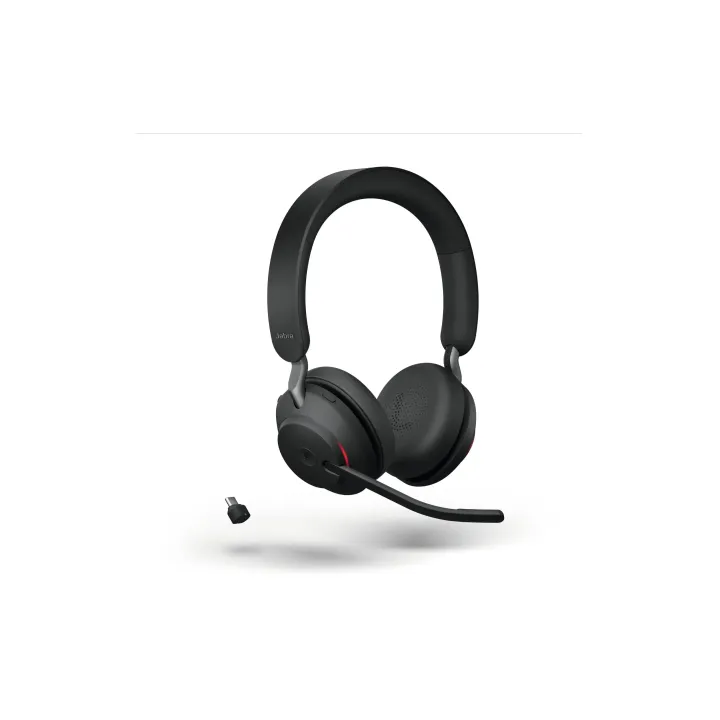 Jabra Écouteurs Evolve2 65 Duo MS Noir, USB-C