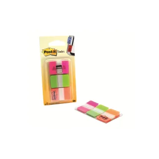 Post-it Marque-page Post-it Index Strong 3 x 22 pièces, 25.4 x 38 mm