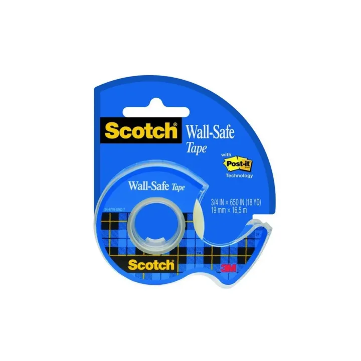 Scotch Dérouleur manuel Wall-Safe en distributeur 19 mm x 16.5 m