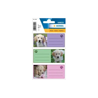 Herma Stickers Étiquettes scolaires Hunde