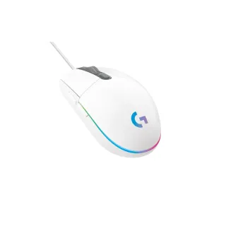 Logitech Souris de gaming G203 Lightsync Blanc