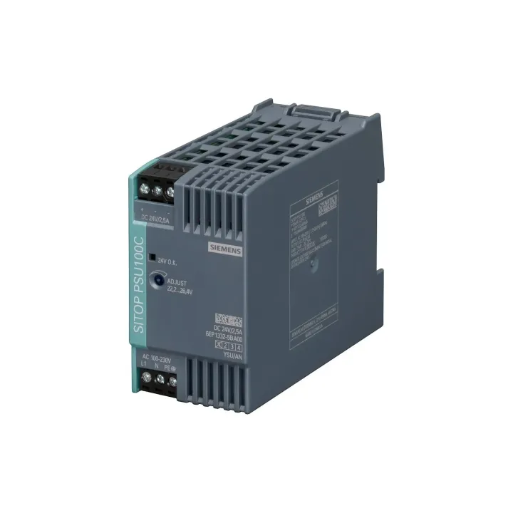 Siemens Blocs d’alimentation pour rail DIN  60 W, 24 V