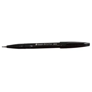 pentel Crayon feutre Signe de la brosse 1 pièce, noir