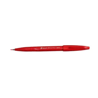 pentel Crayon feutre Signe de la brosse 1 pièce, rouge