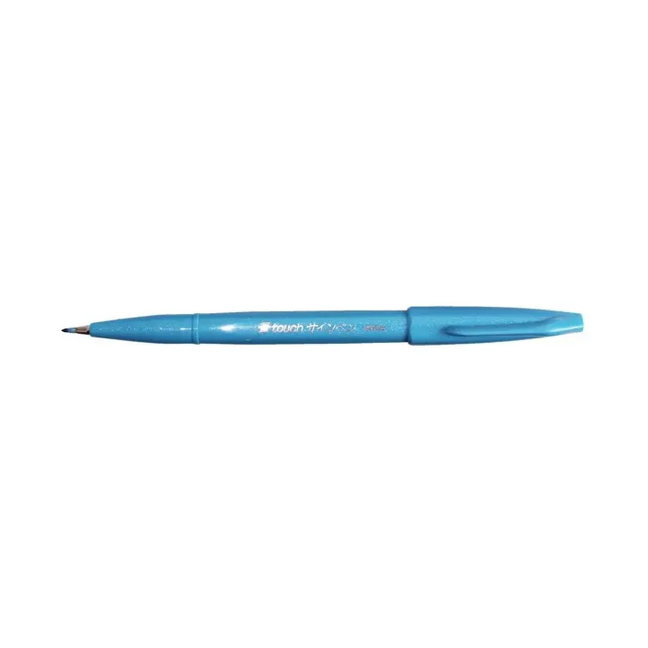 pentel Crayon feutre Signe de la brosse Bleu clair, 1 pièce