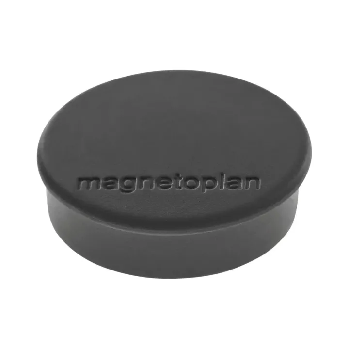 Magnetoplan Aimant Discofix O 2.5 cm Noir, 10 Pièce-s