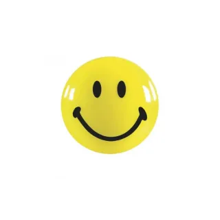 Magnetoplan Aimant Smiley O 3 cm Jaune, 6 pièces