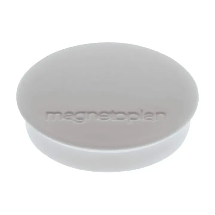 Magnetoplan Aimant Discofix O 3 cm Blanc, 10 Pièce-s