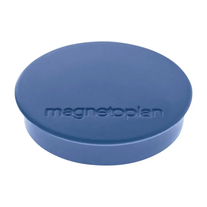 Magnetoplan Aimant Discofix O 3 cm Bleu foncé, 10 Pièce-s