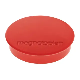 Magnetoplan Aimant Discofix O 3 cm Rouge, 10 Pièce-s