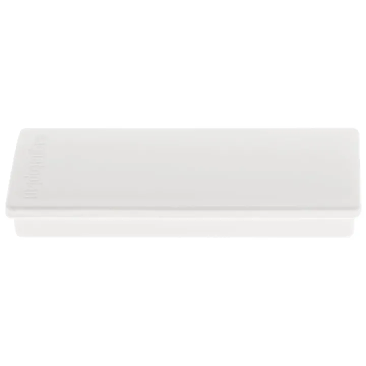 Magnetoplan Aimant Rectangle Blanc, 10 Pièce-s