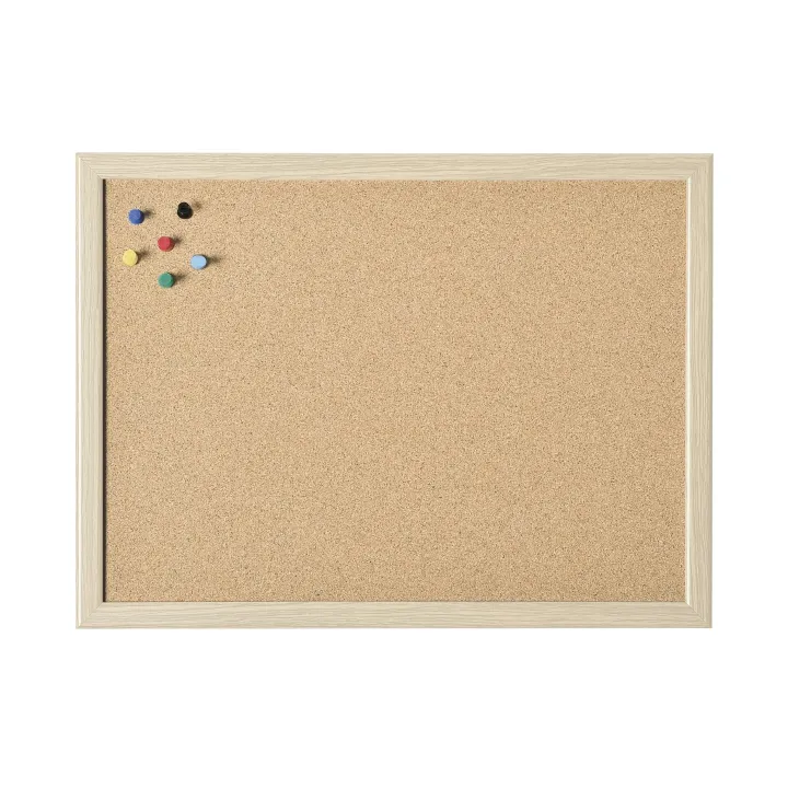 Magnetoplan Tableau d’affichage avec cadre en bois 40 cm x 30 cm, Brun