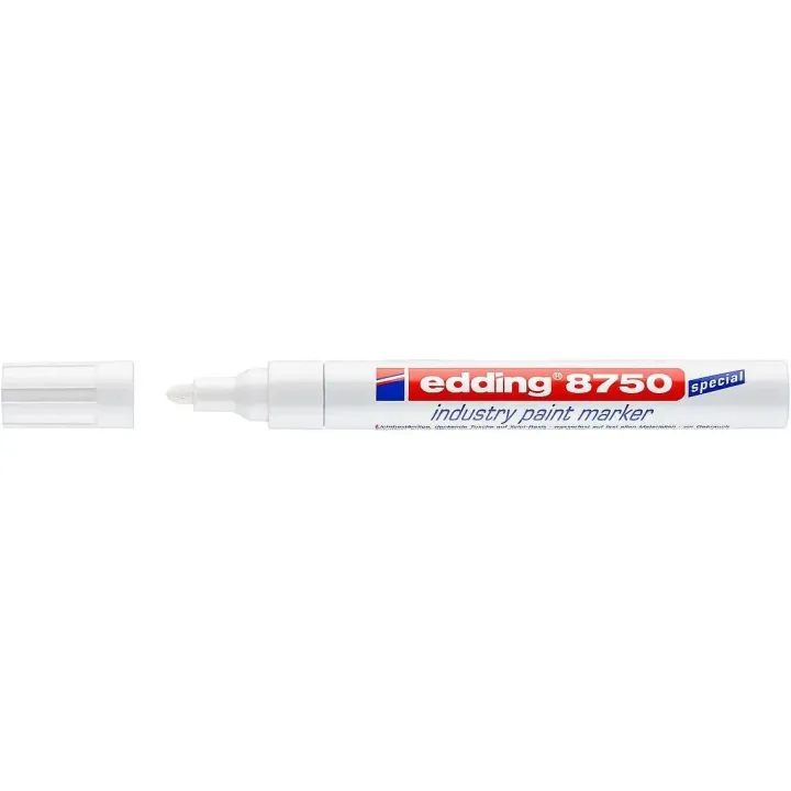 edding Marqueur peinture Industrie 8750 Blanc, 1 pièce