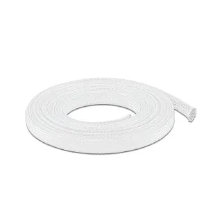 Delock Gaine de câble extensible, 5m x 12 mm Blanc