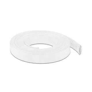 Delock Gaine de câble extensible, 5m x 19 mm Blanc