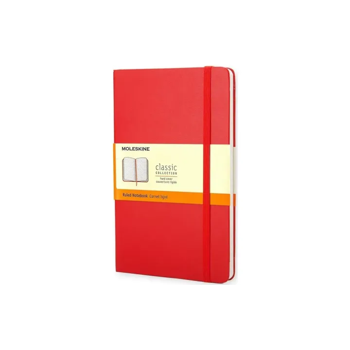 Moleskine Bloc-notes Classic A5 À lignes, Rouge, 240 pages