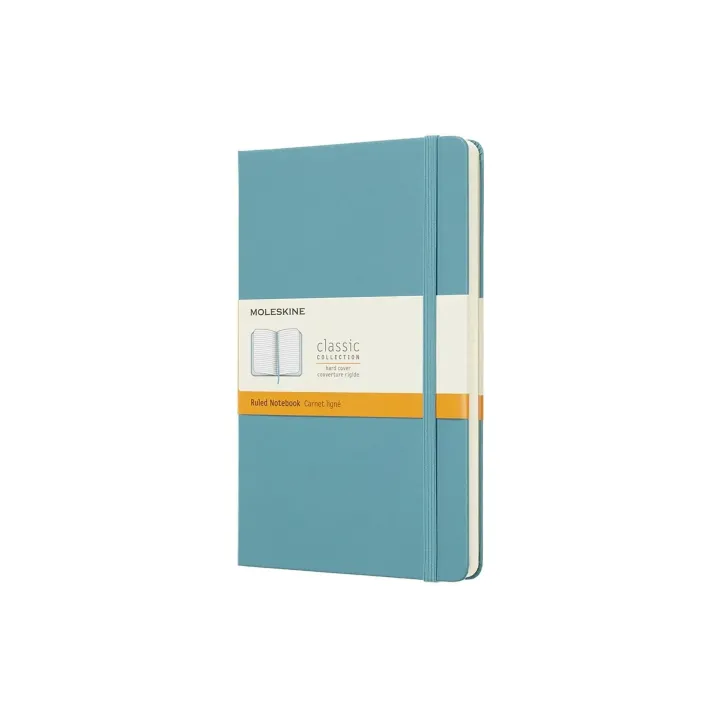 Moleskine Bloc-notes Classic A5 À lignes, Bleu clair Couverture rigide