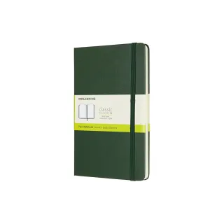 Moleskine Bloc-notes Classic A5 Vierge, Vert, 240 pages