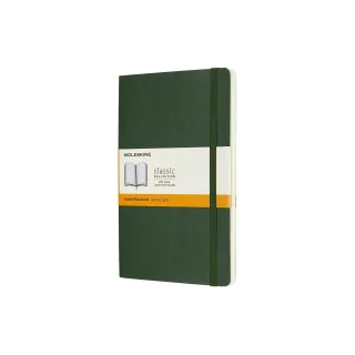 Moleskine Bloc-notes Classic A5 À lignes, Vert, 192 pages