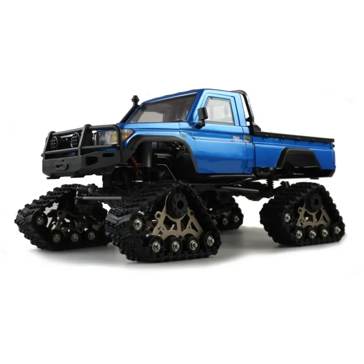 Amewi Scale Crawler AMXRock RCX10TB Basic Bleu, ARTR, 1:10