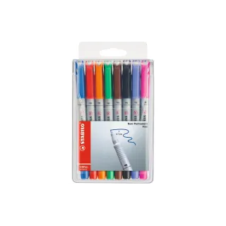 STABILO Stylo à feuilles Crayon de poche universel F 8 pièces Multicolore