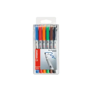 STABILO Stylo à feuilles Crayon de poche universel M 6 pièces Multicolore