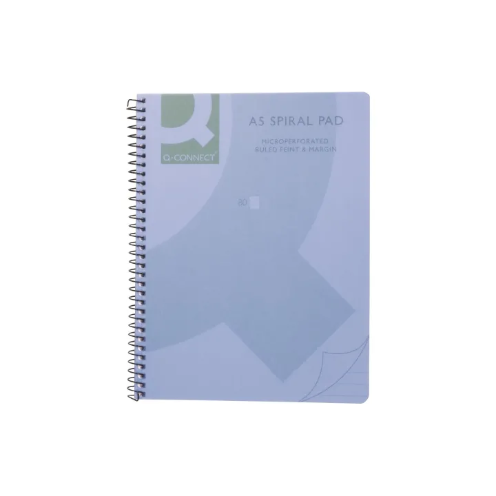 CONNECT Carnet de notes A4+ Bleu, paquet de 5