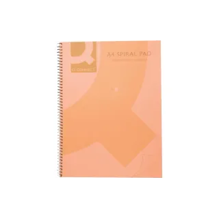 CONNECT Carnet de notes A4  Orange, paquet de 5