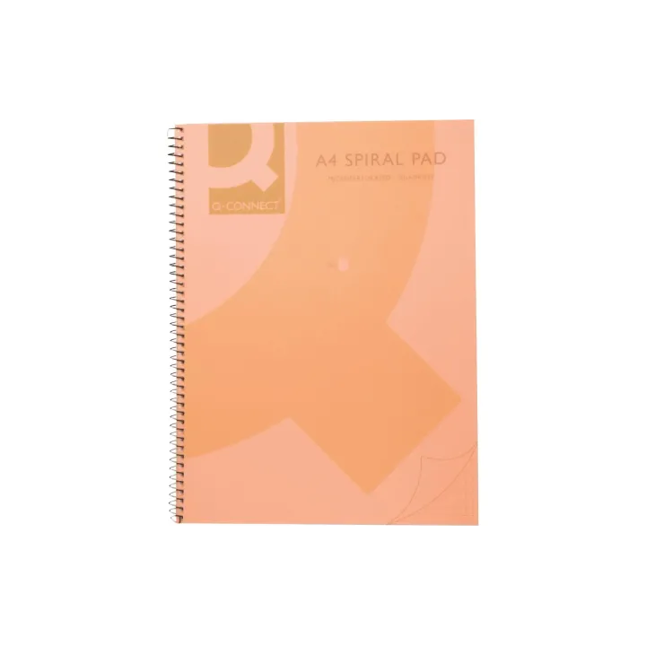 CONNECT Carnet de notes A4  Orange, paquet de 5