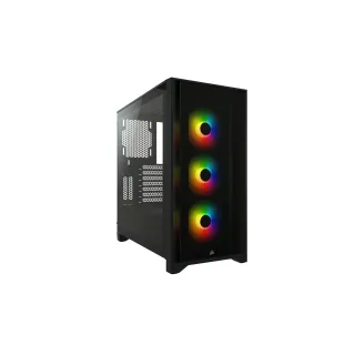 Corsair Boîtier d’ordinateur iCUE 4000X RGB Noir