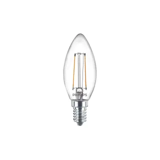Philips Lampe LEDcla 25W E14 B35 WW CL ND 2PF Blanc chaud