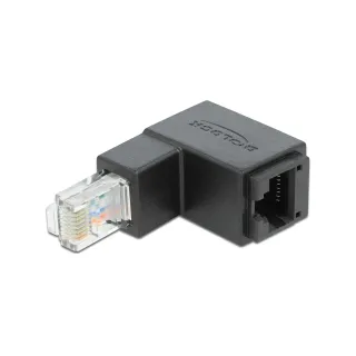 Delock Adaptateur d’angle 90° RJ45 vers le bas, Cat.6 UTP 1 Pièce-s