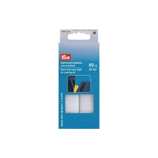 Prym Fermeture à Velcro 60 cm, pour la couture, Weiss