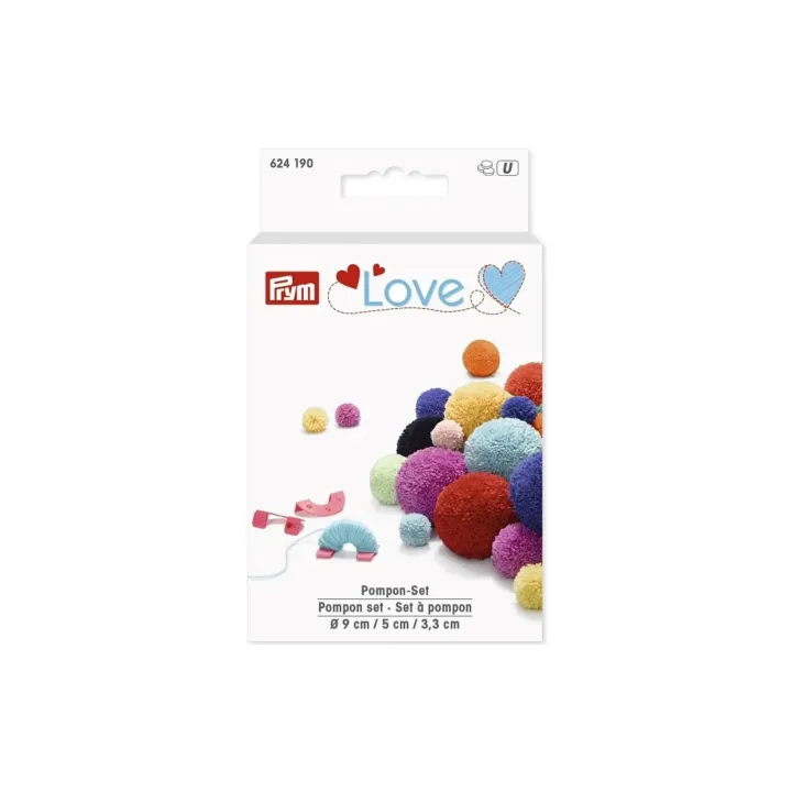 Prym  Love Pompon Love Ensemble en 3 tailles