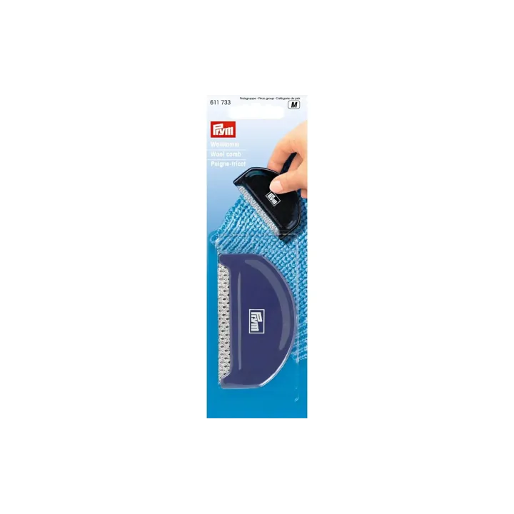 Prym Peigne de laine 45 x 75 mm, bleu prune