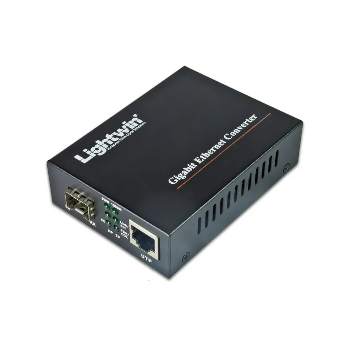 Lightwin Convertisseur de médias LWC 10-100-1000-SFP