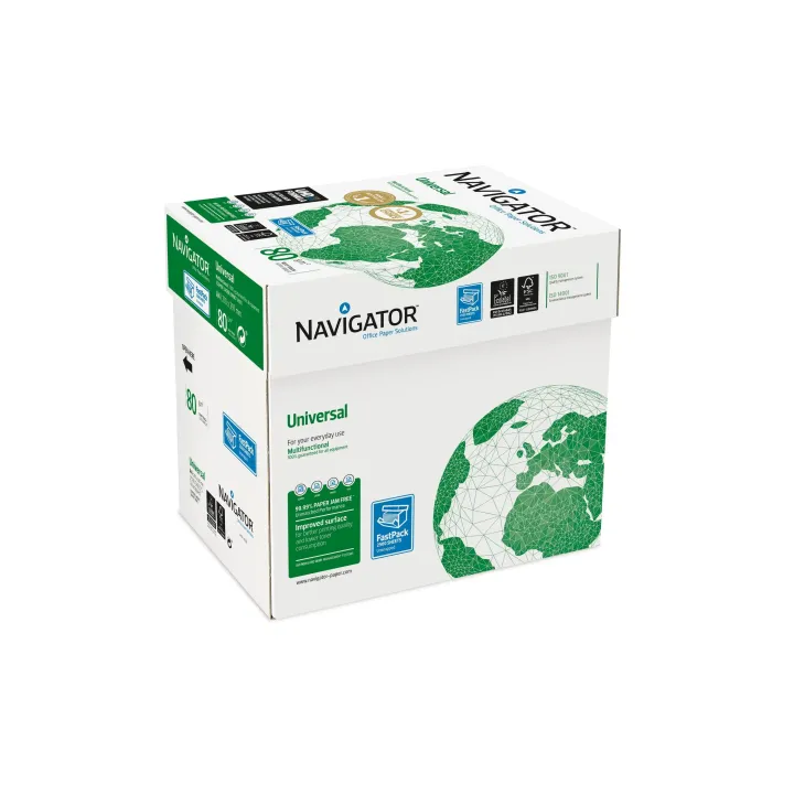 Fischer Papier Papier pour photocopie Papier Navigator A4 80 g-m² , 2500 pièces