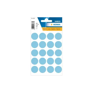 Herma Stickers Pastilles adhésives Vario O 19 mm, bleu