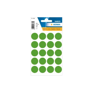 Herma Stickers Pastilles adhésives Vario O 19 mm, vert foncé