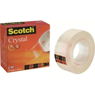 Scotch Ruban adhésif Crystal 19 mm x 10 m 1 rouleau