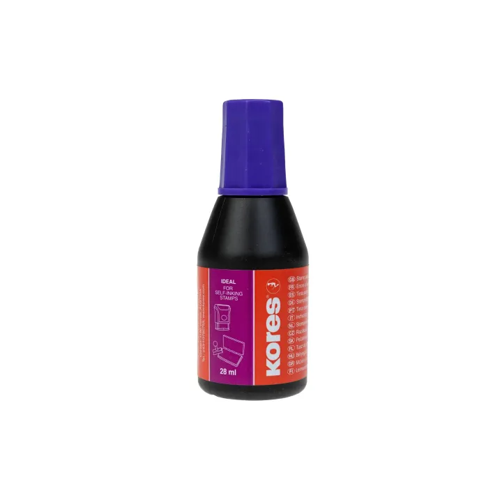 Kores Encre pour tampon 28 ml, Violet