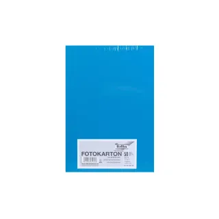 Folia Papier cartonné A4, 300 g-m², 50 feuilles, bleu moyen