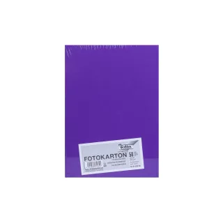 Folia Papier cartonné A4, 300 g-m², 50 feuilles, violet foncé