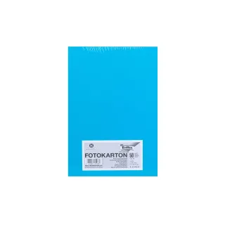 Folia Papier cartonné A4, 300 g-m², 50 feuilles, bleu pacifique