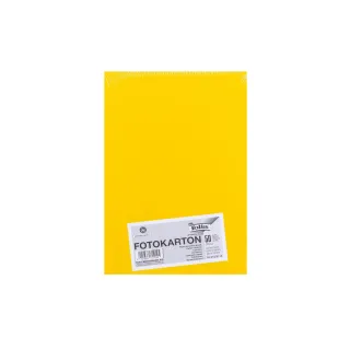 Folia Papier cartonné A4, 300 g-m², 50 feuilles, jaune banane