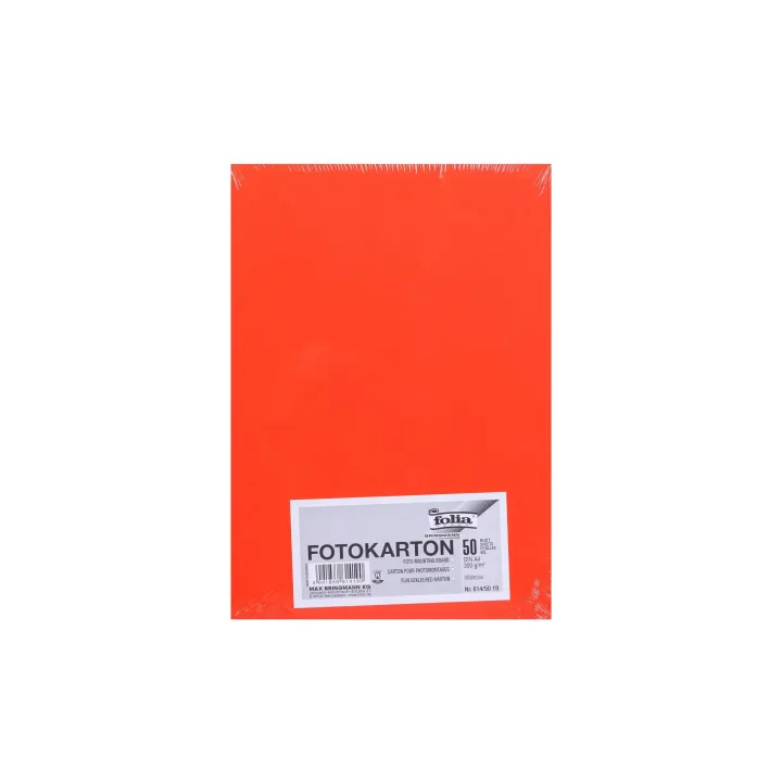 Folia Papier cartonné A4, 300 g-m², 50 feuilles, Hibiscus