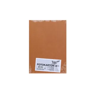 Folia Papier cartonné A4, 300 g-m², 50 feuilles, brun fauve