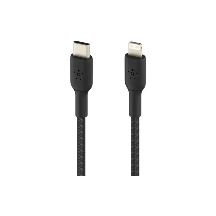 Belkin Câble chargeur USB Braided Boost Charge USB C - Lightning 1 m